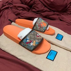 Gucci/Disney collab Slides. Never worn. Sz 10